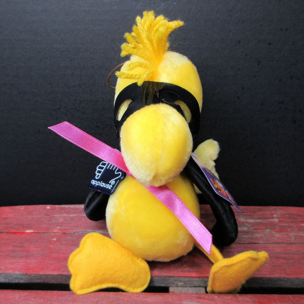 Vintage Applause Peanuts Woodstock Halloween Batty Over You Vampire Plush